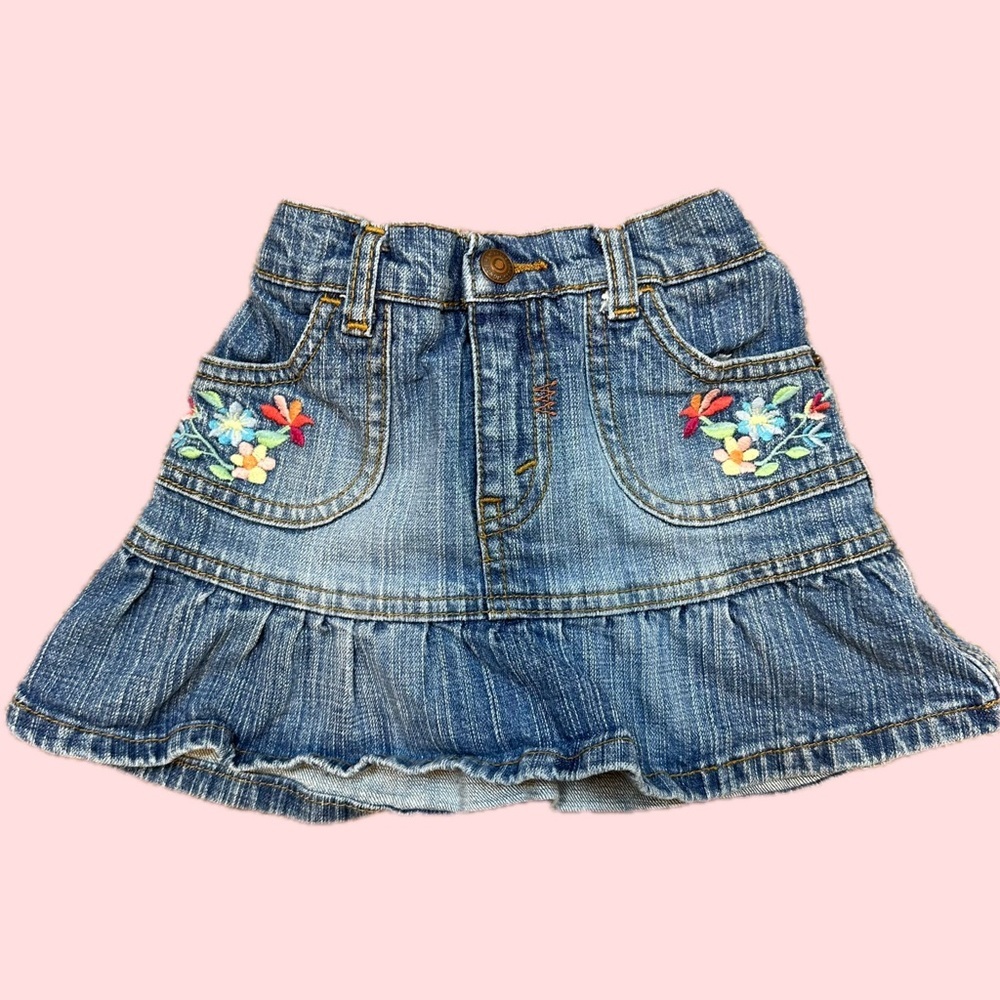 Levis Kids denim embroidered skort size 3T